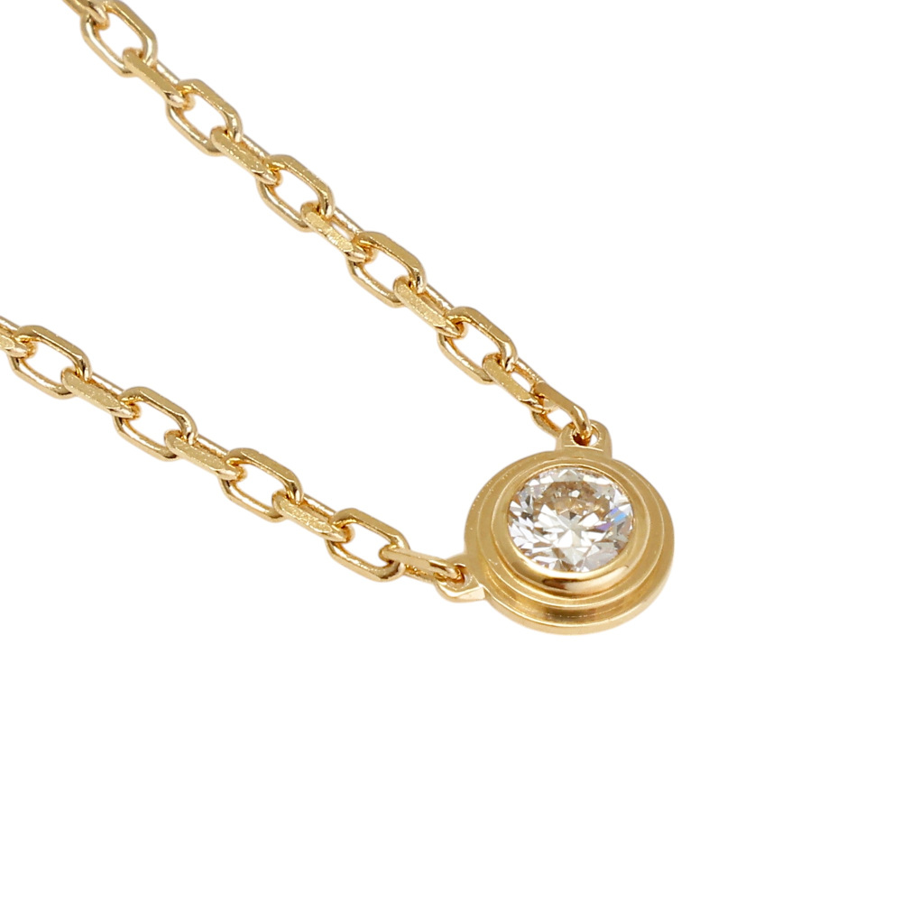 Cartier Damour (diamant Leger) Sm Necklace 18K Yellow Gold Diamond B7215800