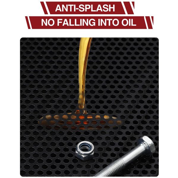 2026 17 Gal Electric Oil Drain with 110V Pump & 8 Ft Hose,Low Profile & T Folding Handle Oil Drain Cart for Truck Cars SUVs