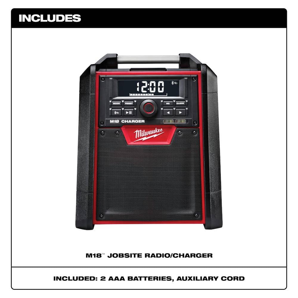 Milwaukee M18 Lithium-Ion Cordless Jobsite Radio/Charger 2792-20