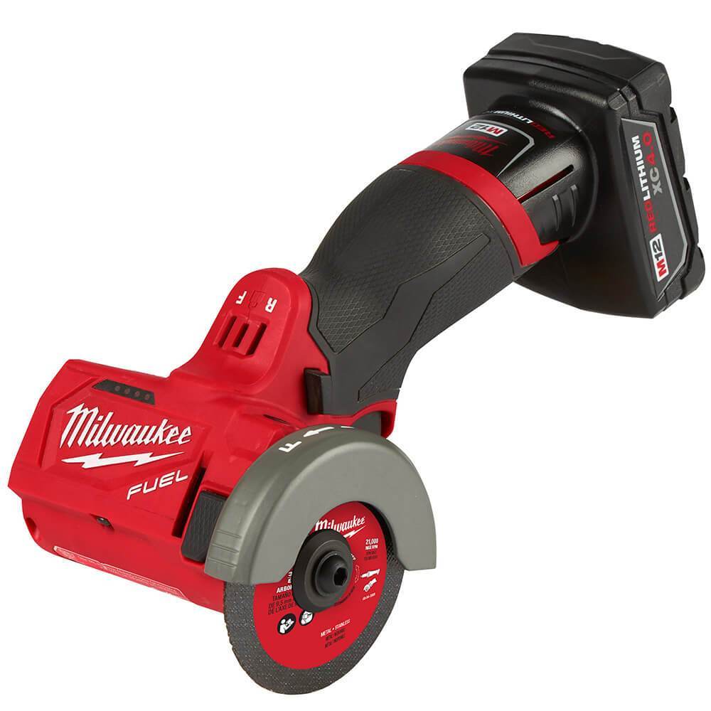2026 Milwaukee 2522-21XC M12 FUEL 12V 3-Inch 4.0Ah Cordless Cut Off Tool Kit
