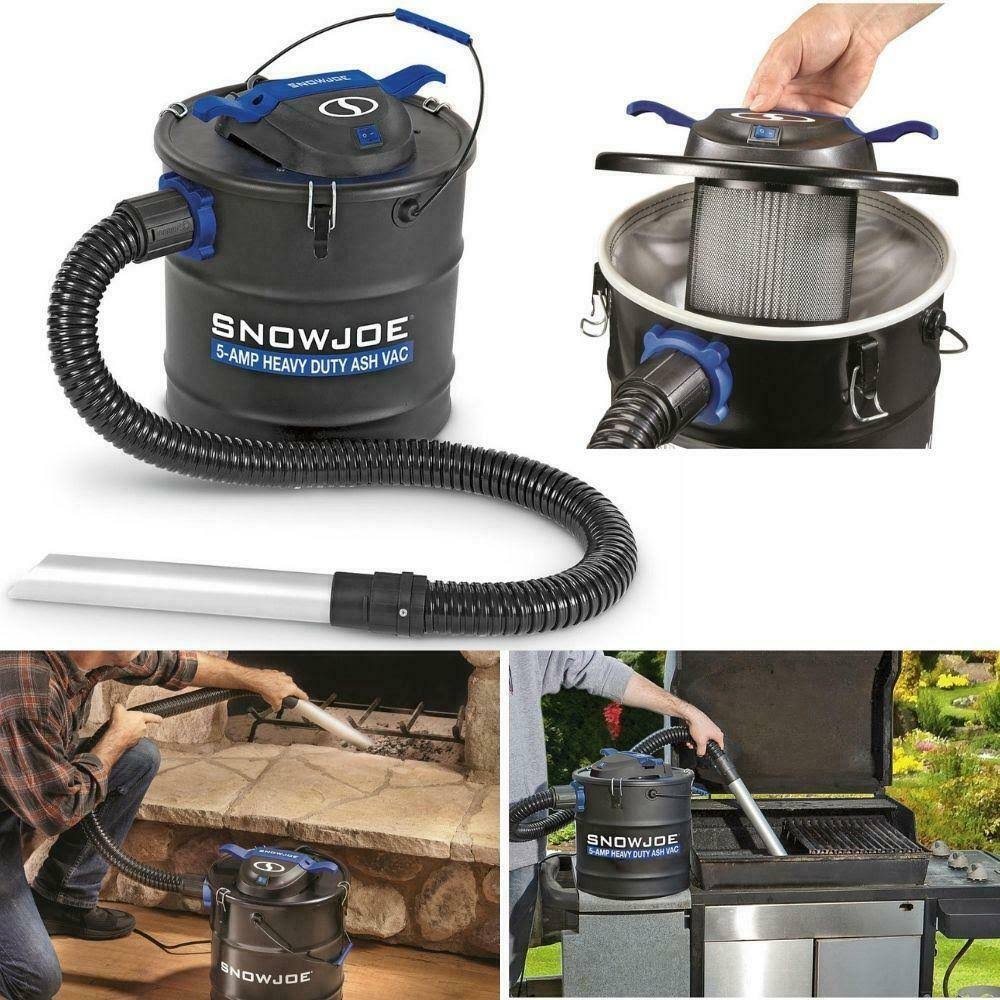 Snow Joe Ash Vacuum | 5 Amp | 4.8 Gallon