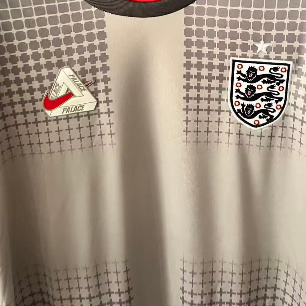 England  x Palace Pre Match Top - Pewter Grey 3