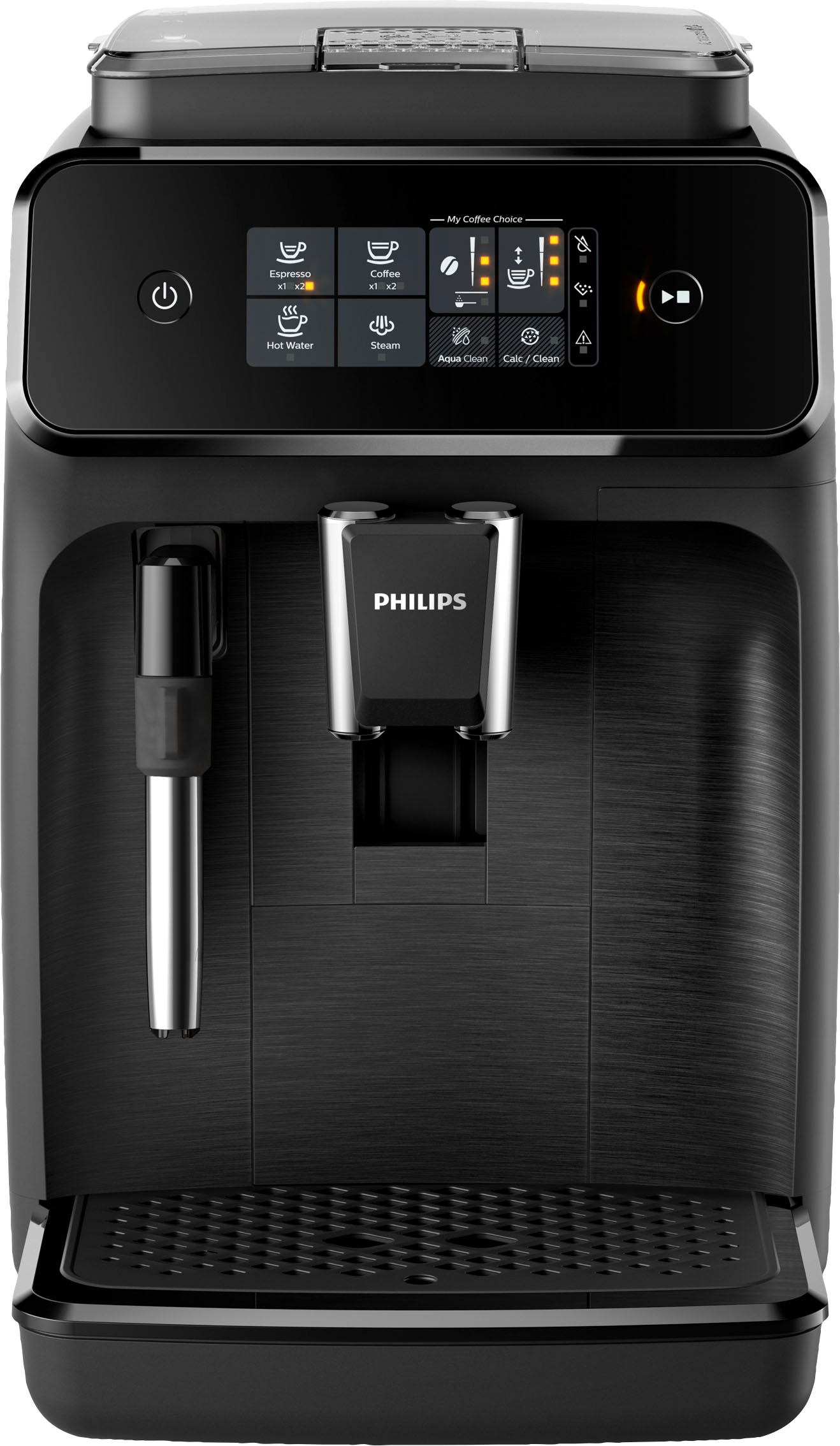 Philips - 1200 Series Fully Automatic Espresso Machine with Milk Frother - Black