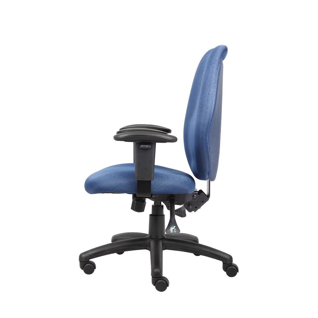 Boss Office B1002-BE Blue High Back Task Chair