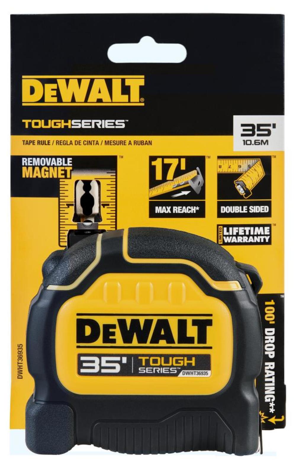 DEWALT ToughSeries Tape Measure 35′