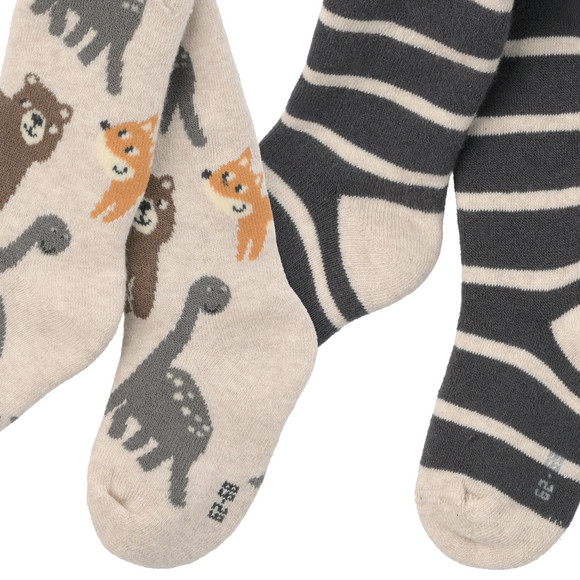 Topomini 2 Baby Frottee-Strumpfhosen mit Bio-Baumwolle