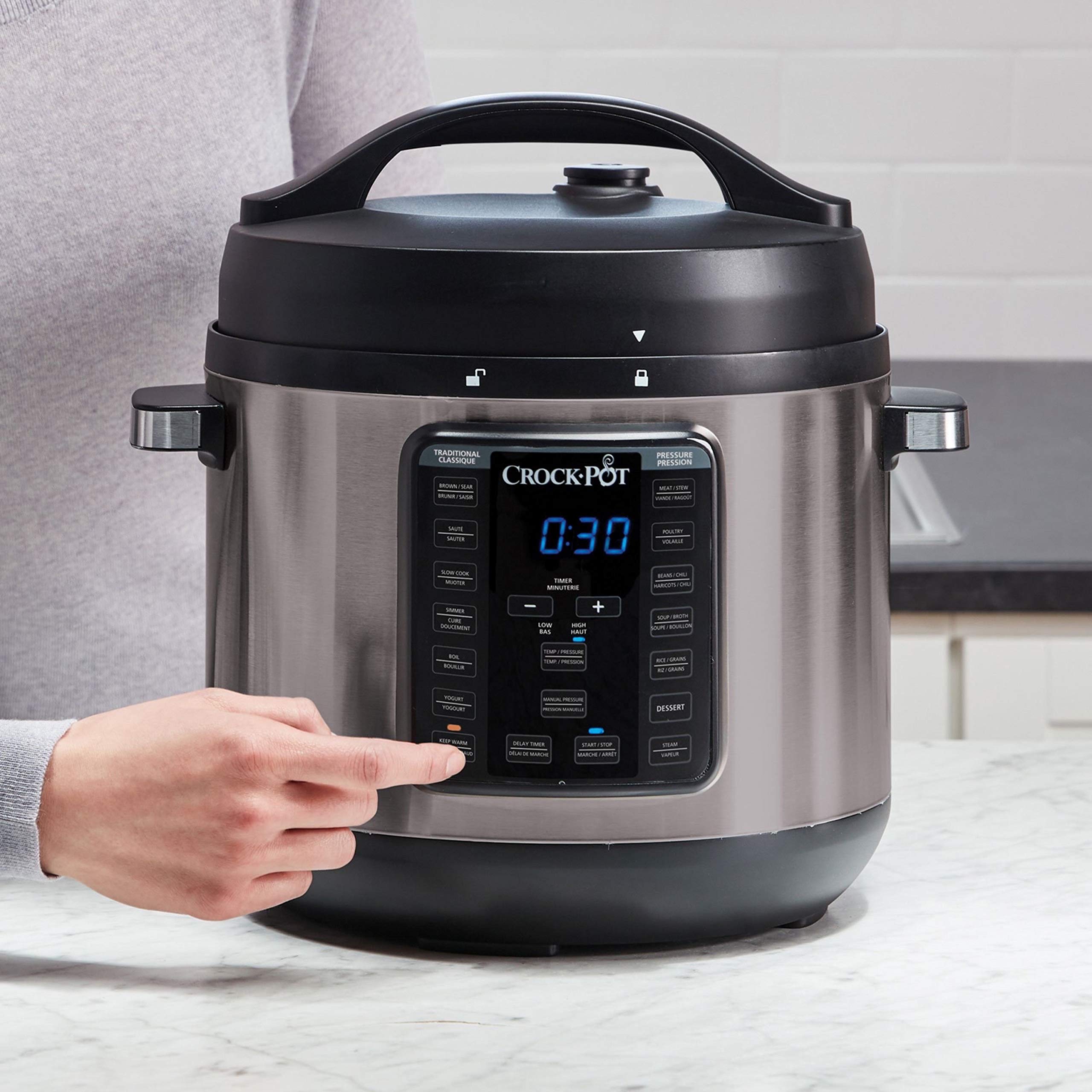 Crock Pot Multi Use Programmable Pressure Stainless