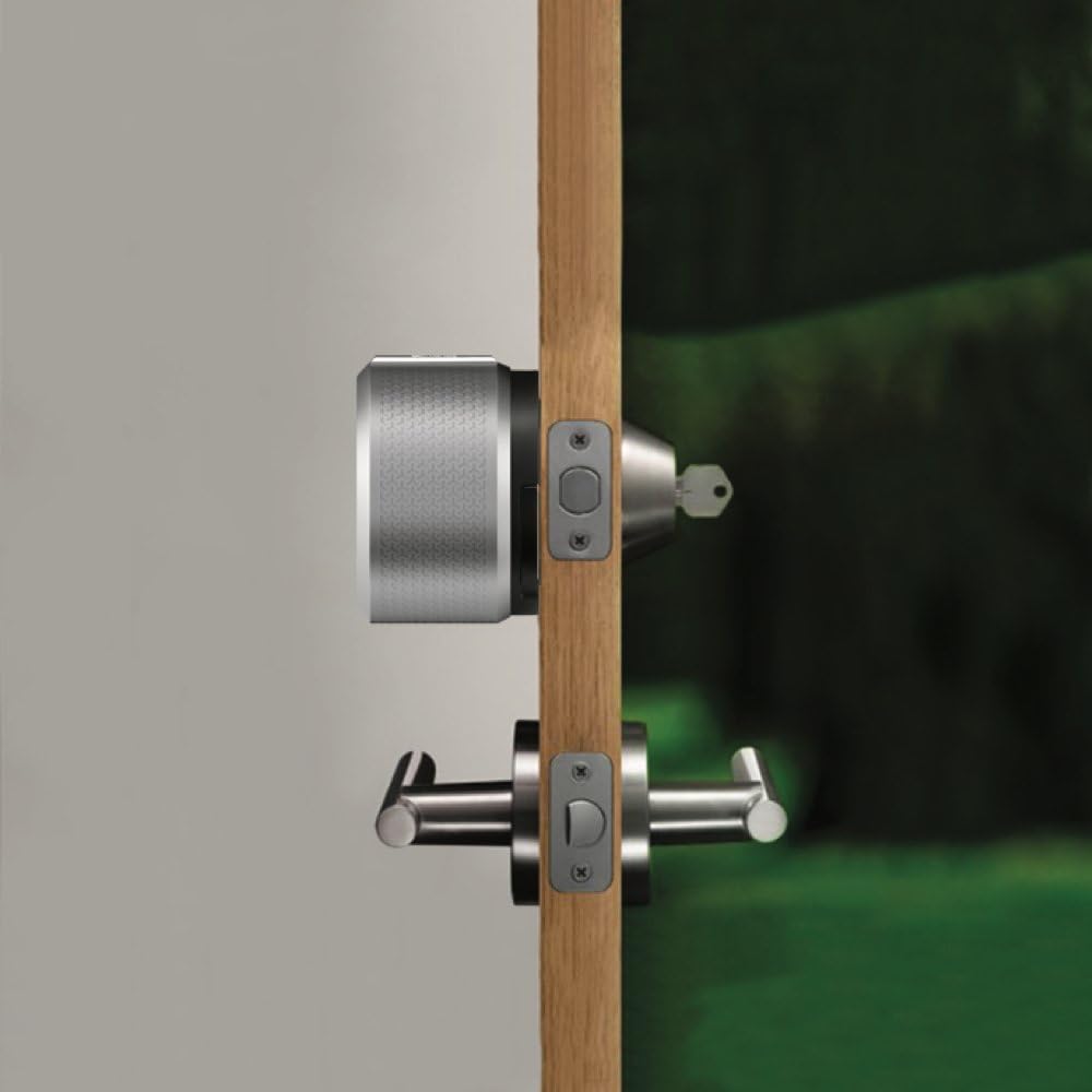Silver Smart Lock Pro, 3rd Generation-Dark Gray, Apple Home Kit Compatible and Z-Wave Plus Enabled