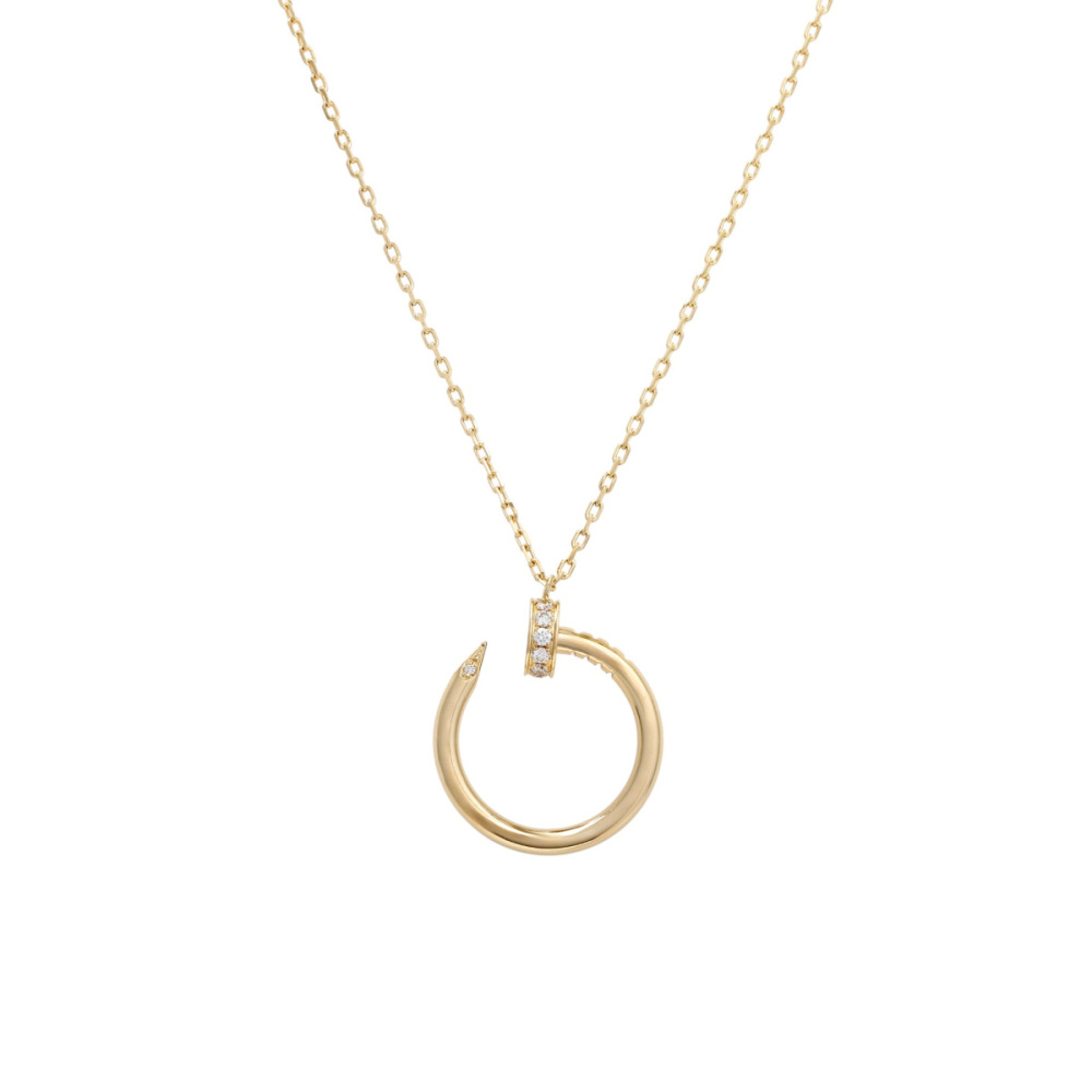 Cartier Juste un Clou Necklace 18K Yellow Gold Diamond B7224889