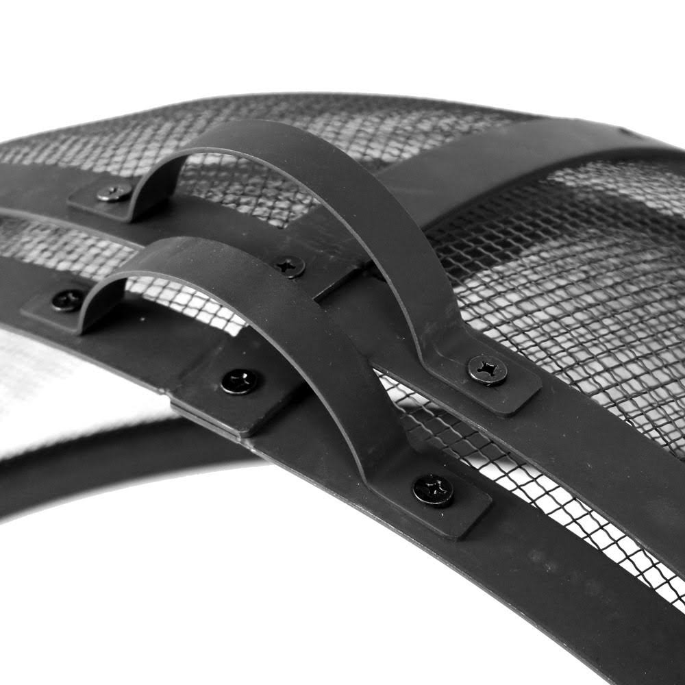 Sunnydaze Easy Access Fire Pit Spark Screen, 40-Inch