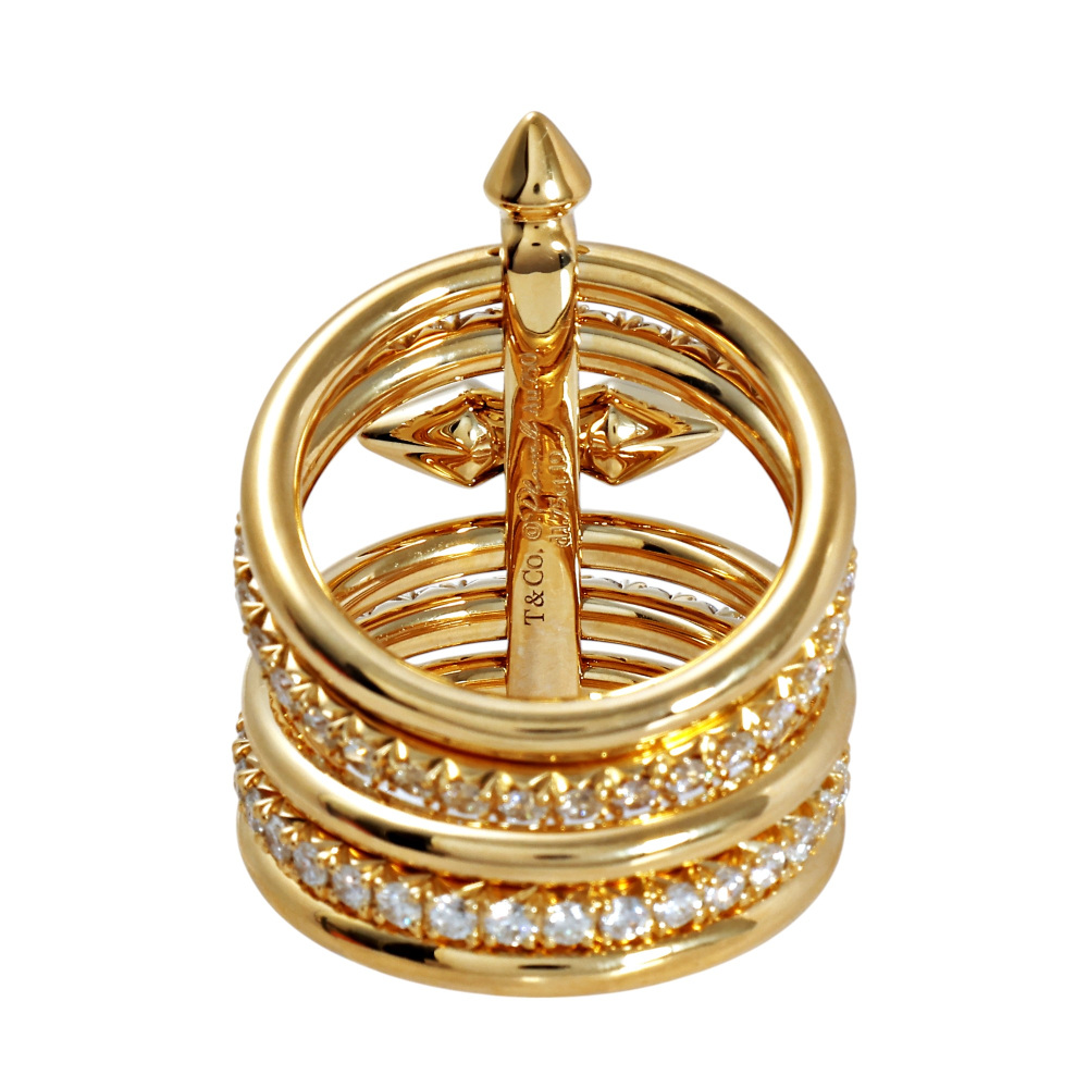 Tiffany & Co. Titan Pharrell Williams Ring 18K Yellow Gold Diamond 73471672