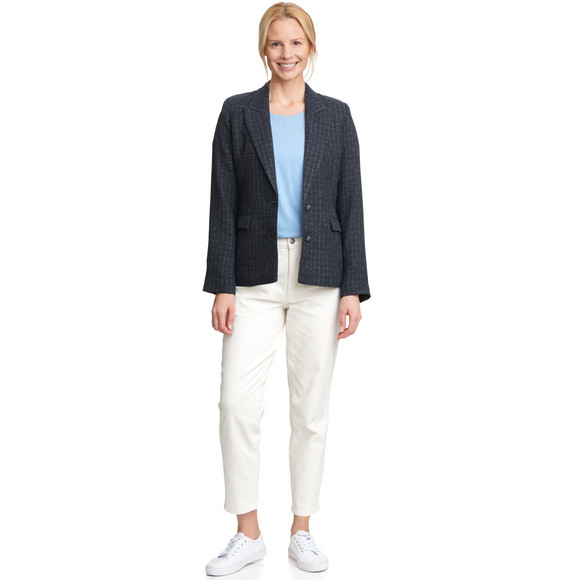 Gina Benotti Damen Blazer in Bouclé-Optik