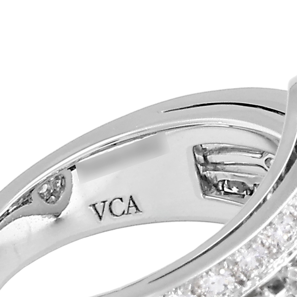 Van Cleef & Arpels Snowflake Ring Platinum Diamond VCARO3RG00