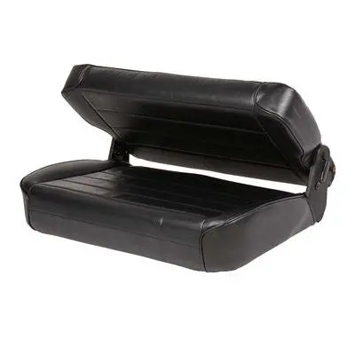 Smittybilt Fold and Tumble Rear Seat (Black) – 41301