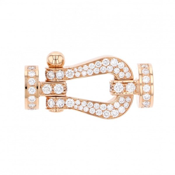 FRED Force 10 Lm Full Pave Accessory 18K Rose Gold Diamond