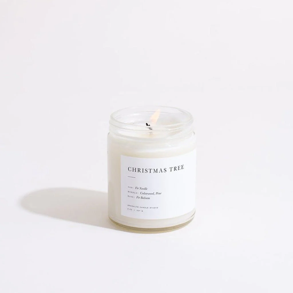 Christmas Tree Jar Candle