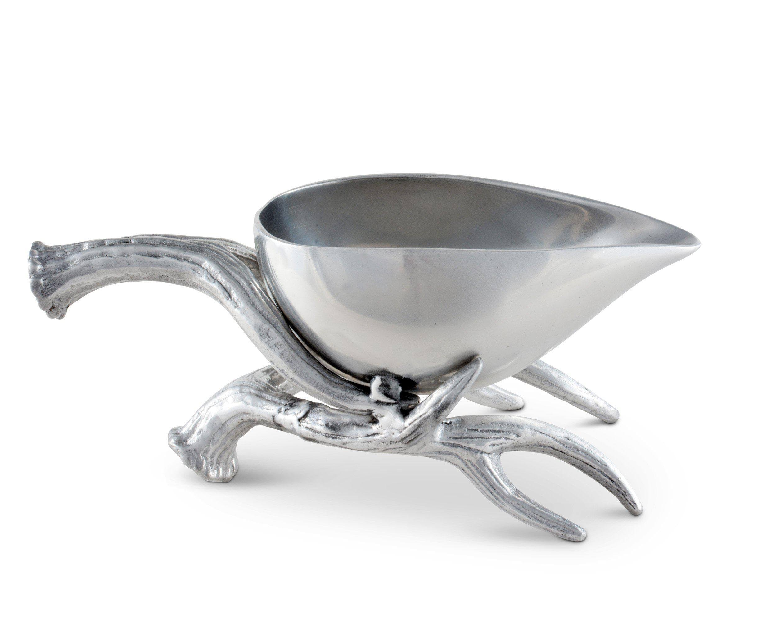 Arthur Court Designs Antler Gravy Boat