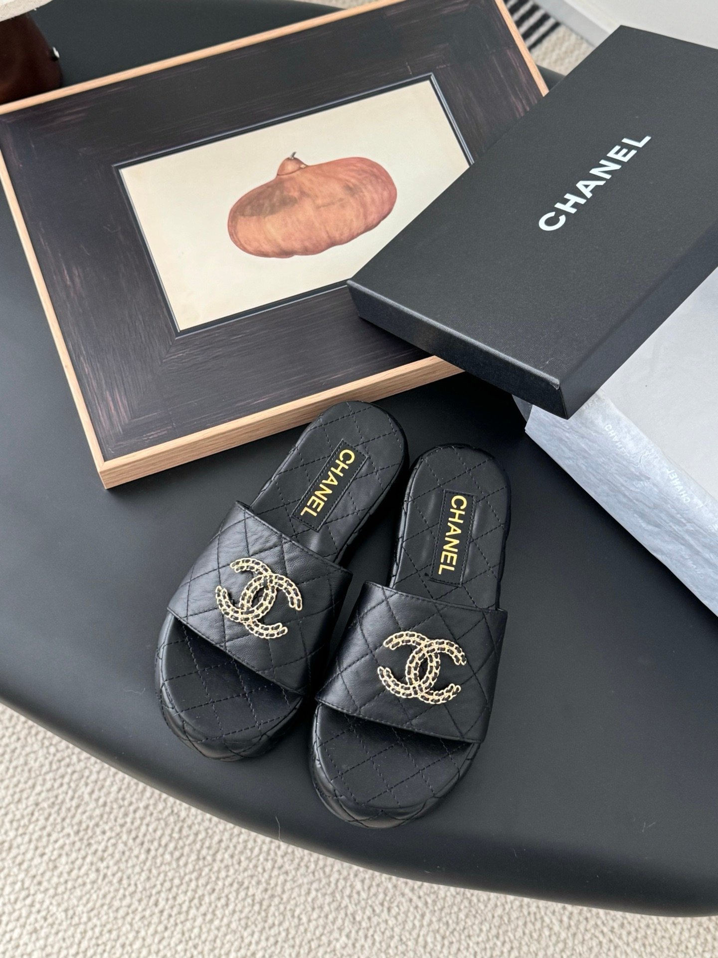 Chanel Slipper Sandals