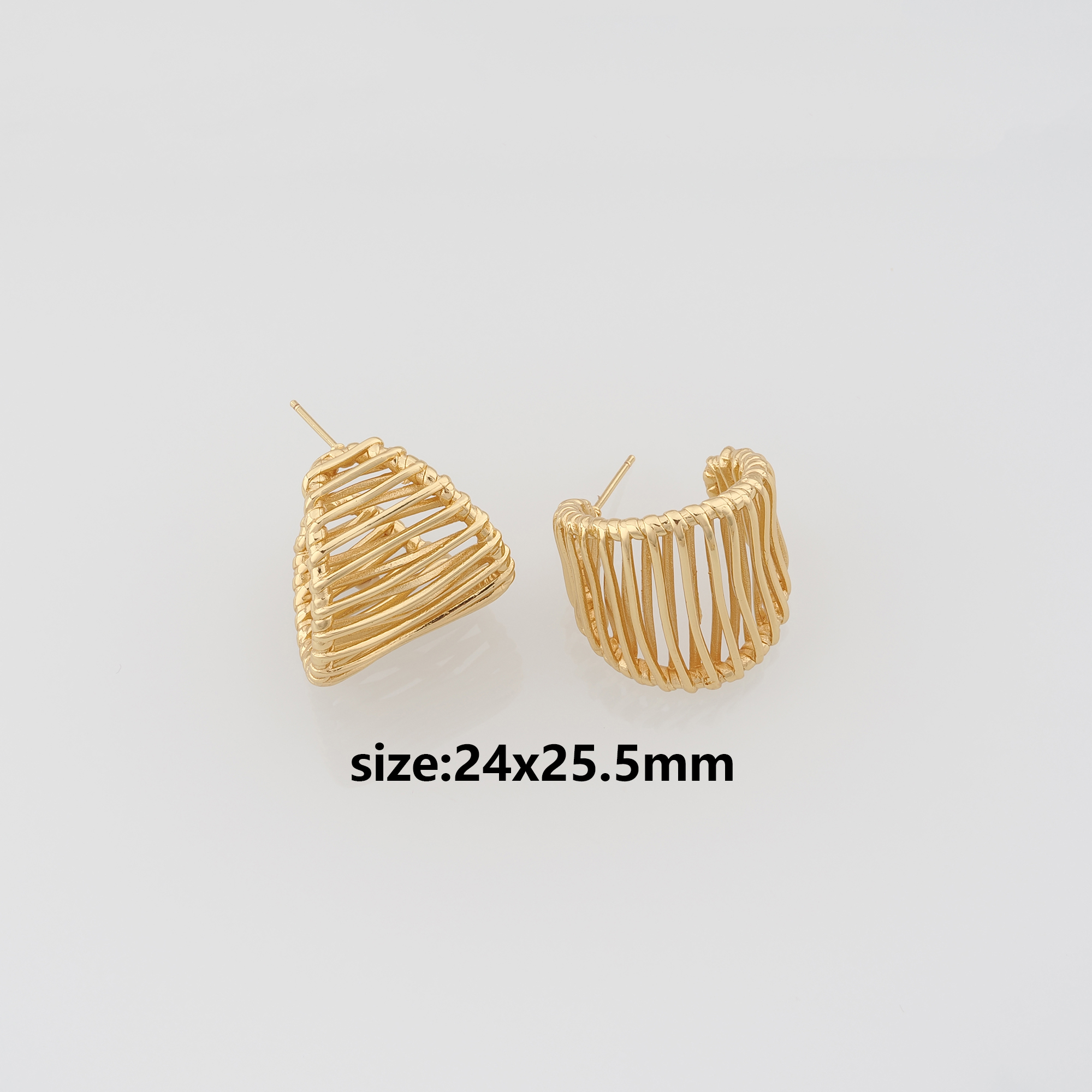 18K Gold Filled Geometric Stud Earrings,Geometric Earrings,Minimalist Earring,Dainty Earrings,Gift for Wife