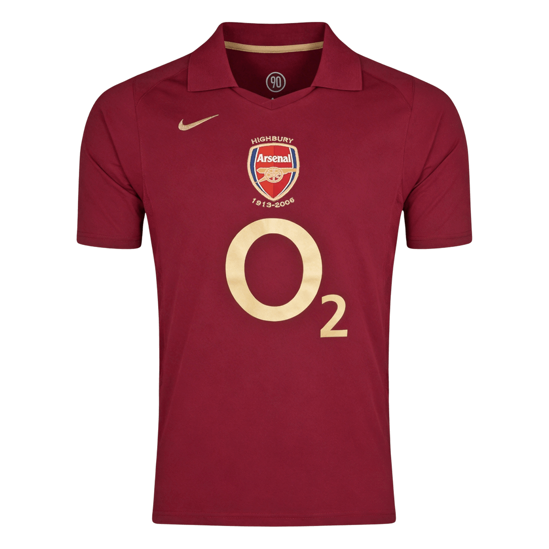 Retro Soccer Jersey HENRY #14 Arsenal Home 2005/06