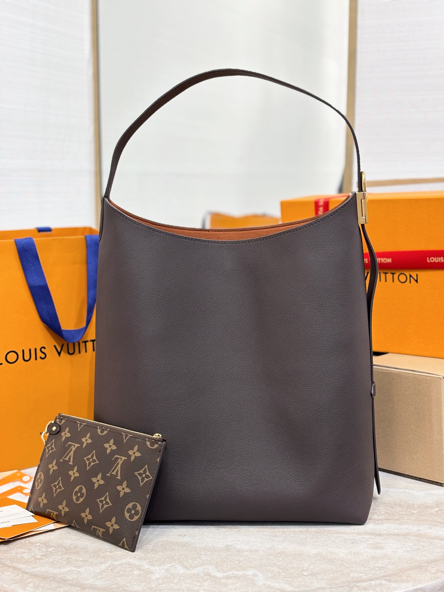 Louis Vuitton Low Key Hobo MM 35cm/ 13.8in