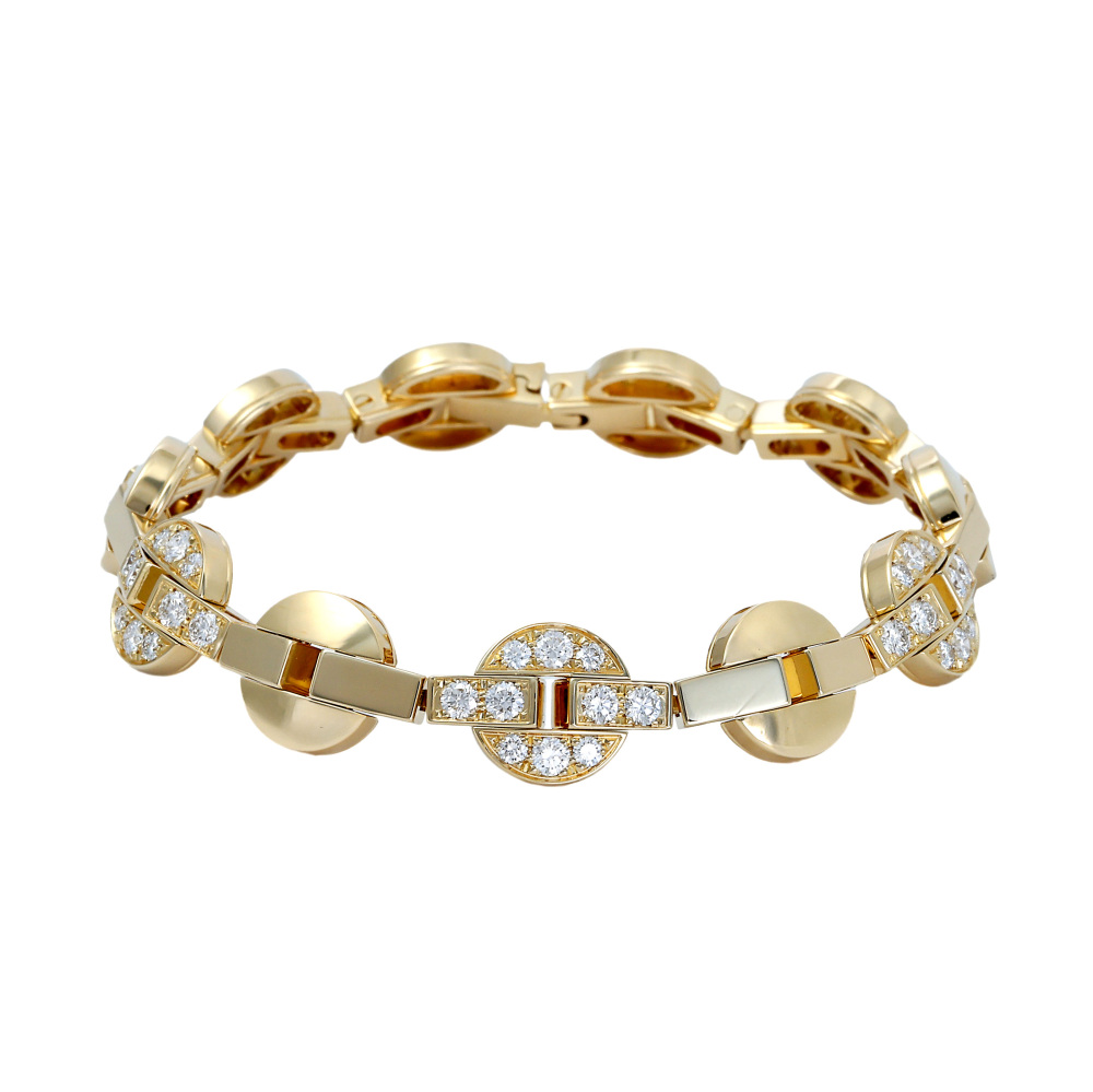Cartier Imalia Bracelet 18K Yellow Gold Diamond