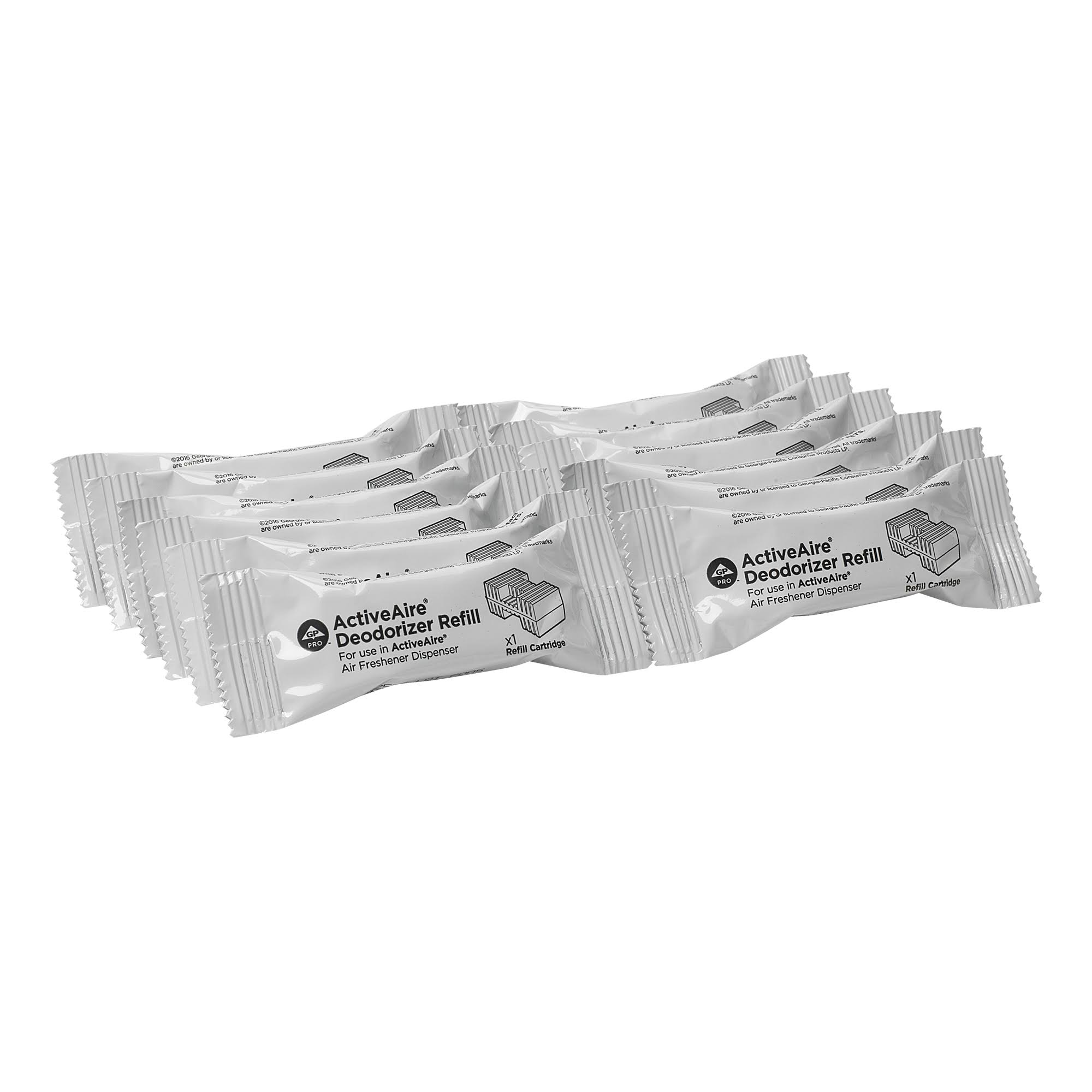 ActiveAire Automated Freshener Dispenser Refill, Citrus, 12/Carton
