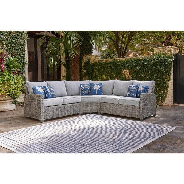 Signature Design by Ashley Naples Beach Outdoor Sectional