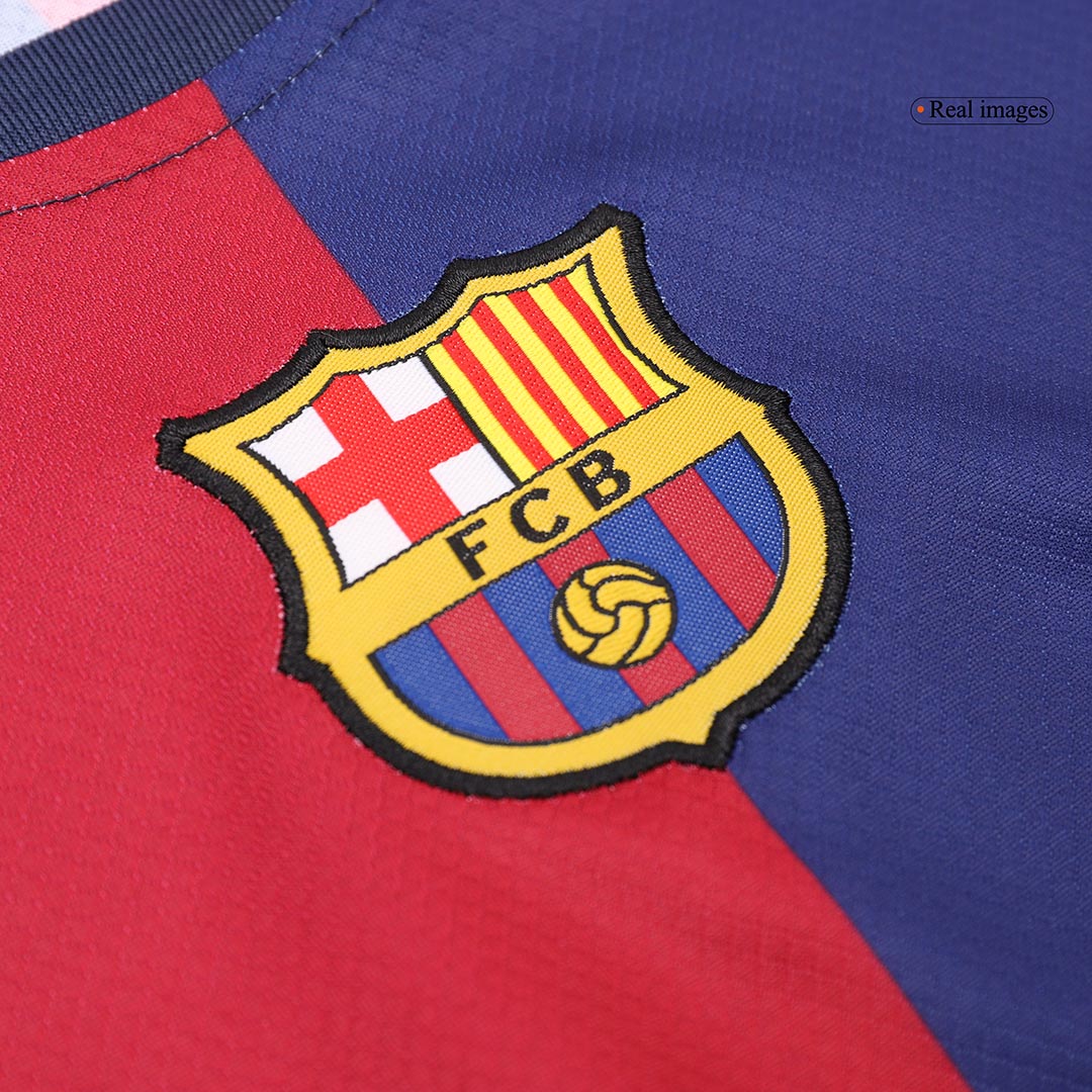 Barcelona Home Kids Soccer Jerseys Kit