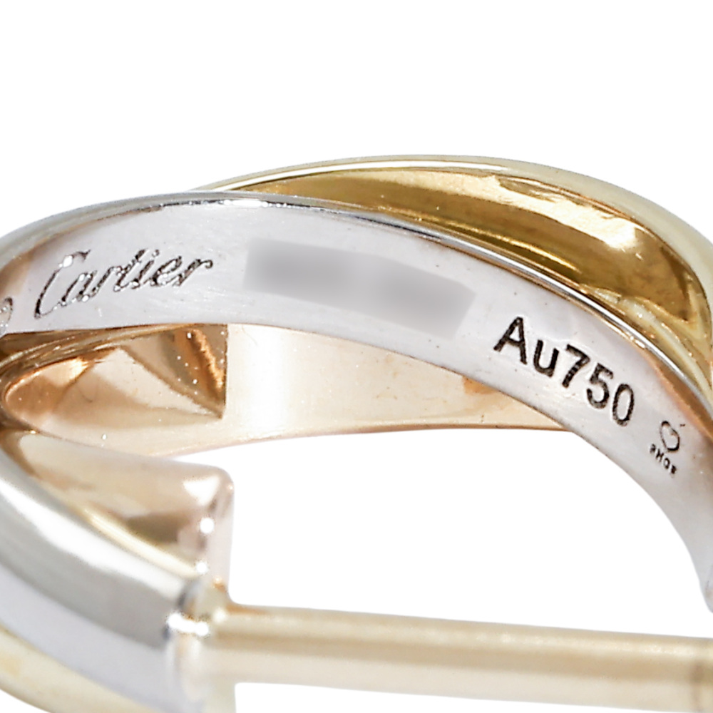 Cartier Trinity Earrings Tri-Gold B8017100