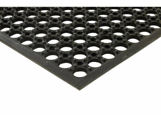 (3) Erie Tools 2x3 Rubber Drainage Floor Mat 24x22 x 36x22 Anti-Fatigue Anti-Slip
