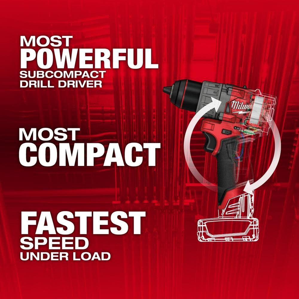 Milwaukee M12 FUEL 1/2″ Drill Driver Bare Tool Reconditioned 3403-80
