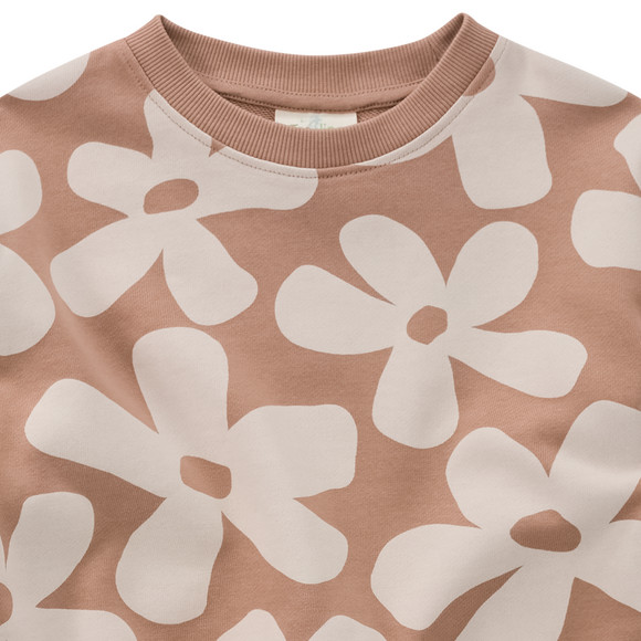 Topolino Pure Collection Mädchen Sweatshirt mit Blumen-Allover