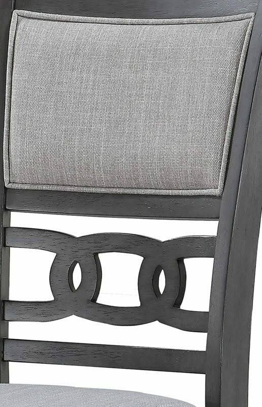 GIA Gray Round 5-Piece Dining Set from New Classic