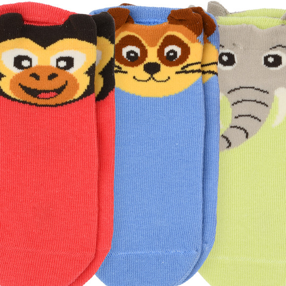 Topolino 5 Paar Kinder Sneaker mit Tier-Motiven