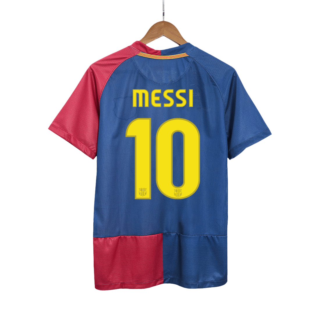Retro Soccer Jersey MESSI #10 Barcelona Home 2008/09 - UCL Final - UCL