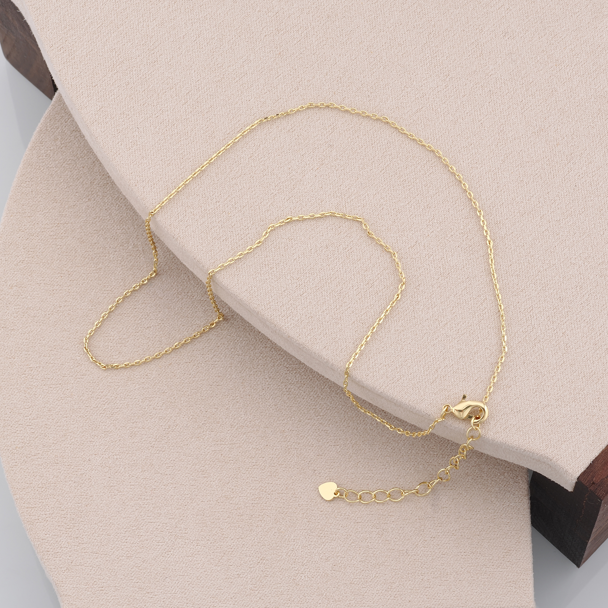 18K Gold Filled Oval Link Necklace,Cable Chain,Minimalist Necklace,Paper Clip Chain Necklace,Adjustable Necklace