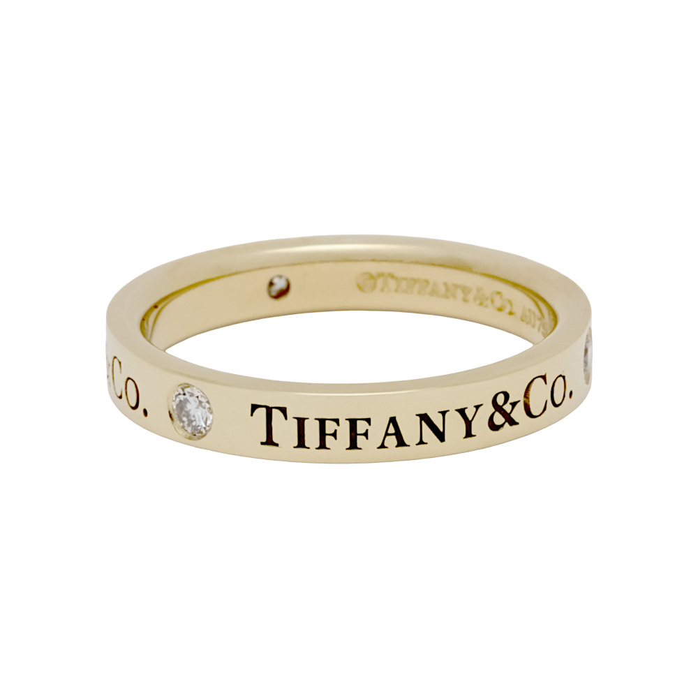 Tiffany & Co. Tiffany K18 Yellow Gold Ring Diamond