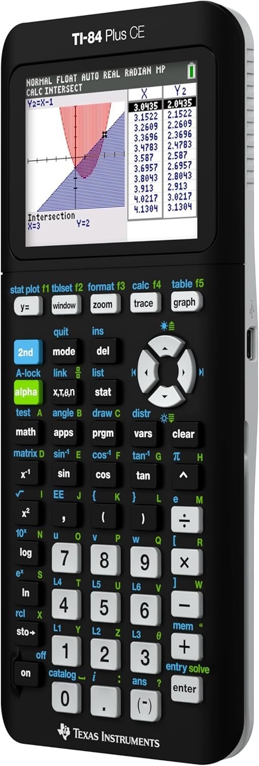 High-resolution Graphing Calculator, Black