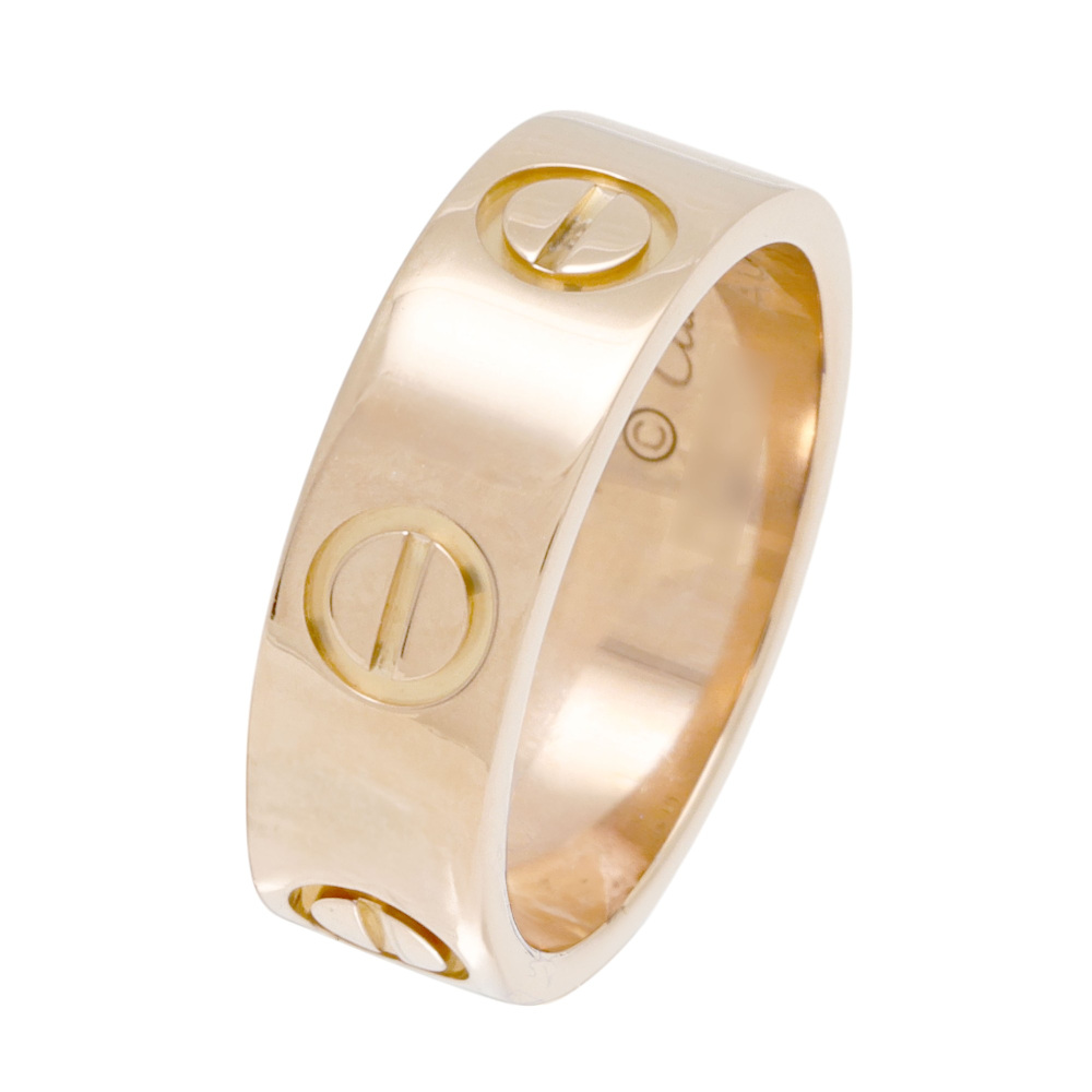 Cartier Love Classic Model Ring 18K Rose Gold B4084800