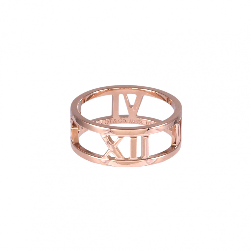 Tiffany & Co. Atlas Open Ring 18K Rose Gold