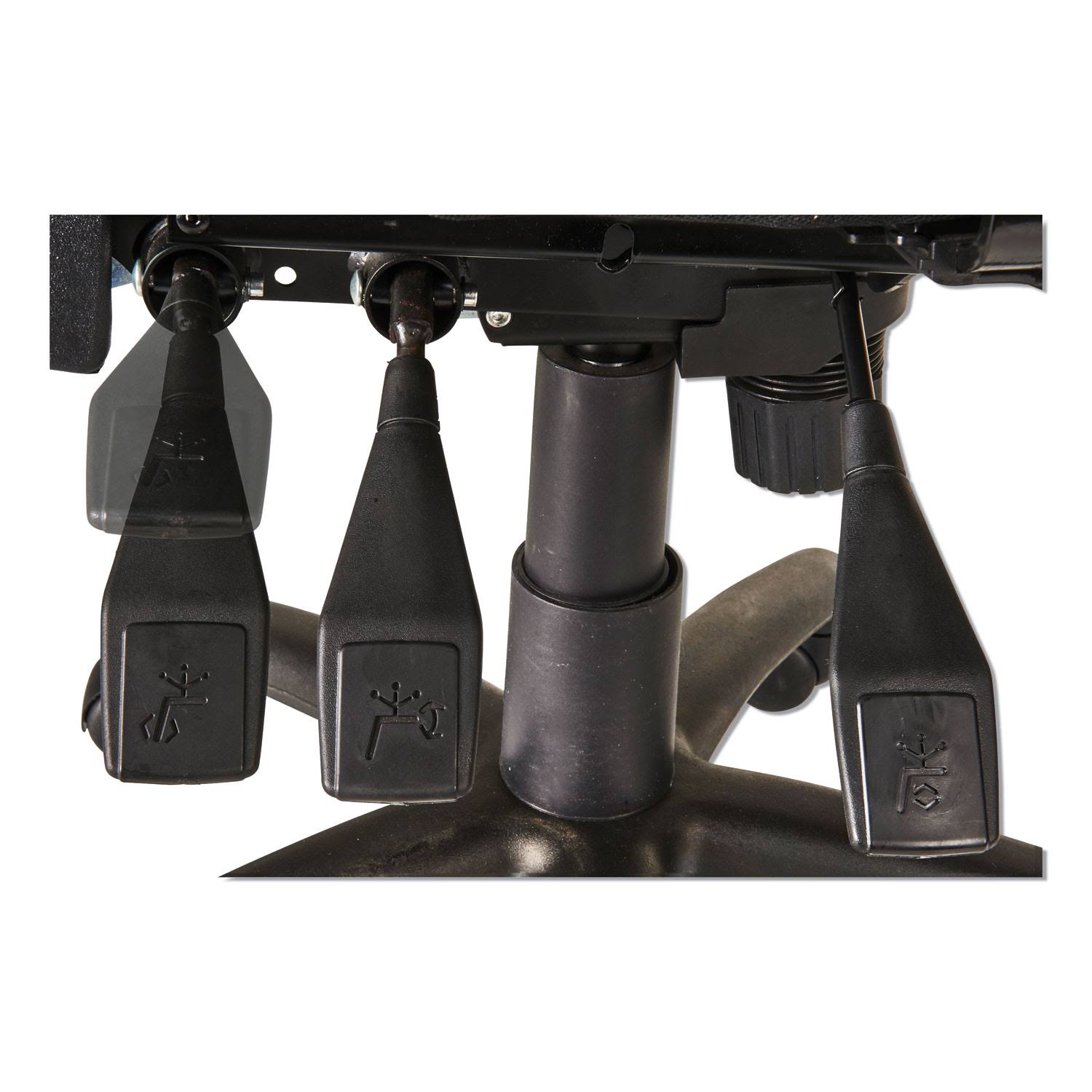 Alera Etros Series Black Mid-Back Multifunction with Seat Slide Chair