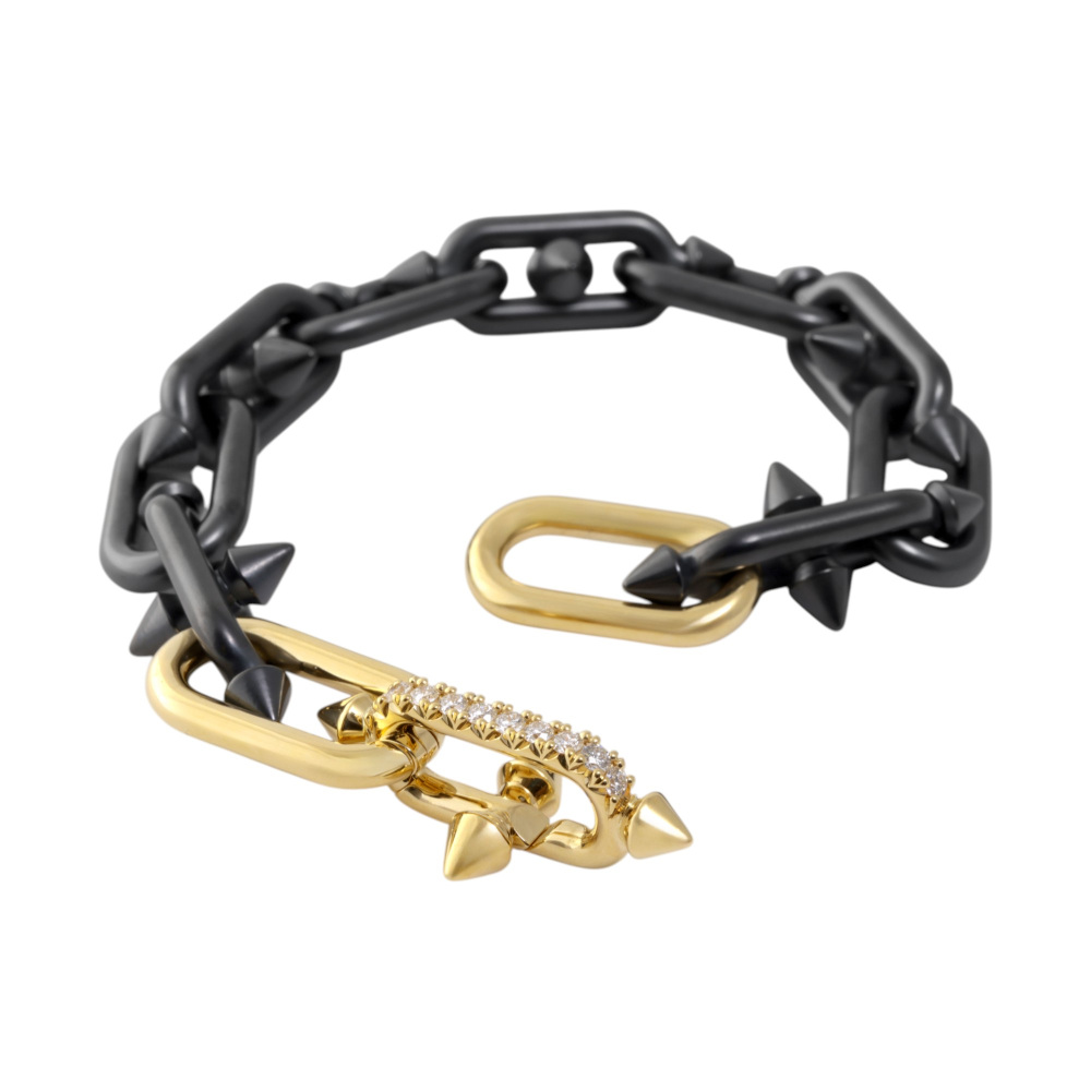 Tiffany & Co. Titan By Pharrell Williams Bracelet 18K Yellow Gold Diamond 73467667