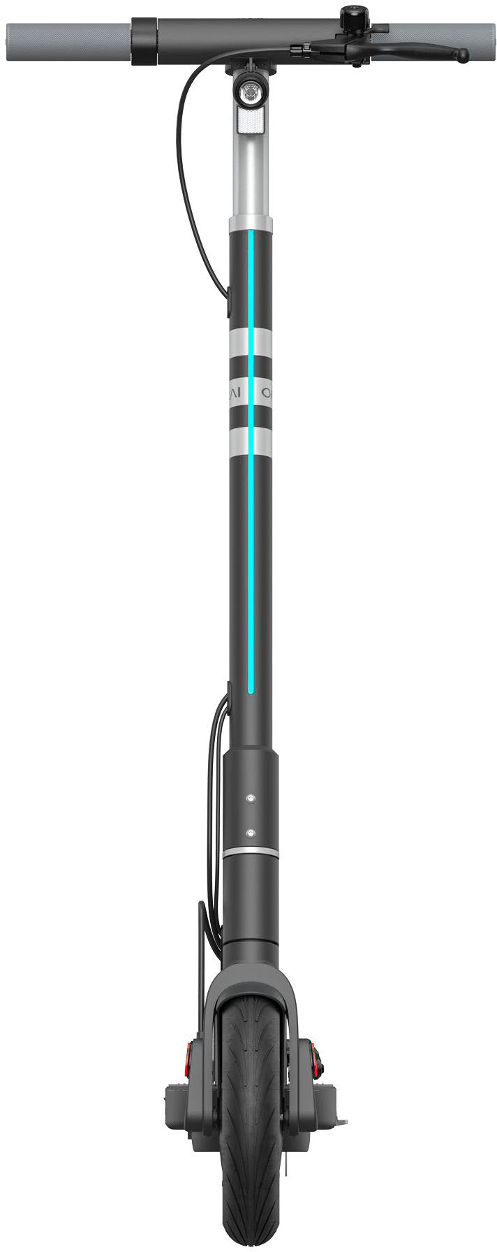 OKAI - Neon Lite Foldable Electric Scooter w/18.6 Miles Max Operating Range & 15.5 mph Max Speed - Black