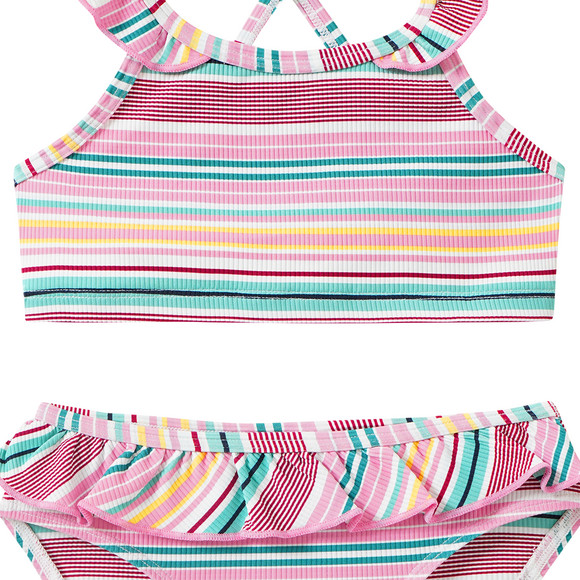Topolino Mädchen Bikini mit bunten Streifen