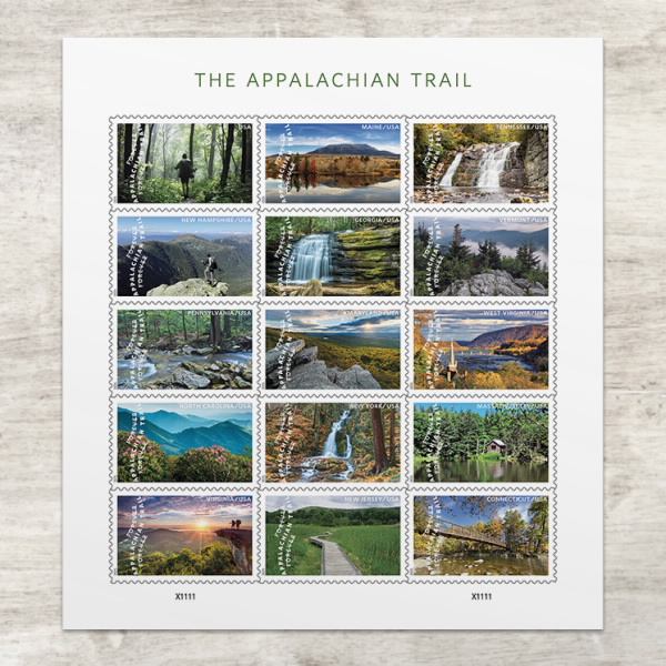 The Appalachian Trail Stamps 2025