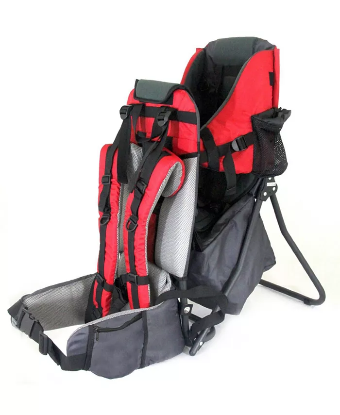 ClevrPlus CC Hiking Child Carrier Baby Backpack Camping for Toddler Kid, Red