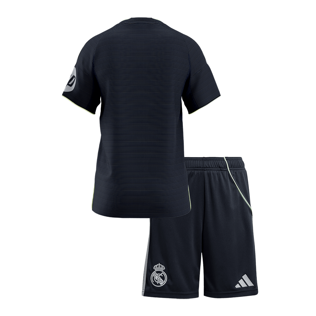 Real Madrid Away Kids Soccer Jerseys Kit 2025/26
