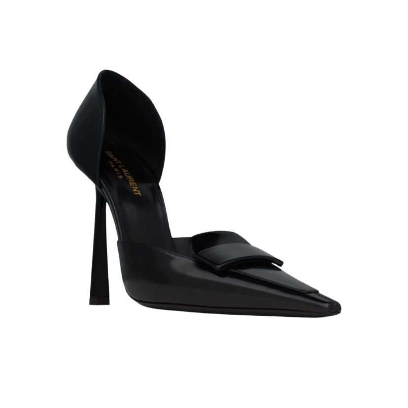 Saint Laurent YSL D’Orsay Calf Leather Stiletto High Heel 10.5CM Sandal