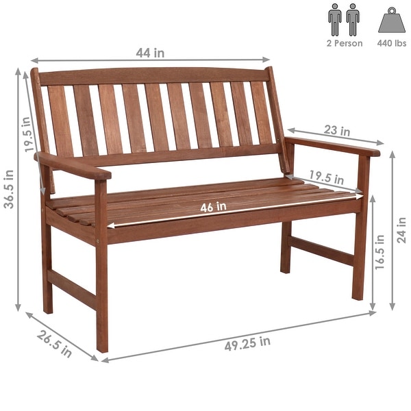 Sunnydaze Meranti Wood